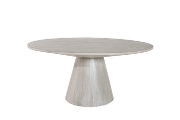 Modern Wood VIP Oval Front Table Grey