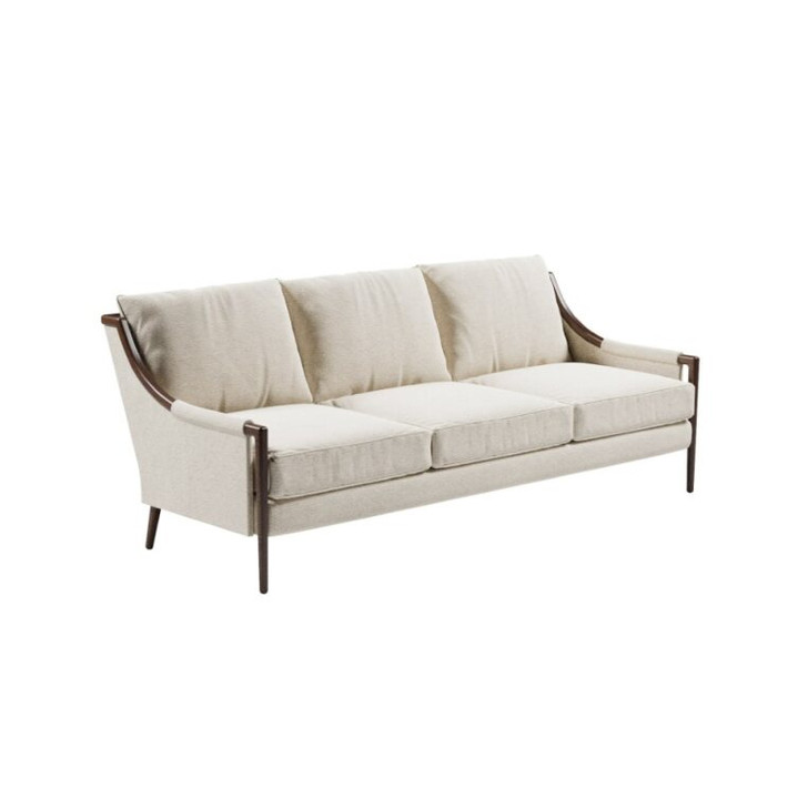 EzExpo VIP Lounge Sofa for 3 in Brown/Beige