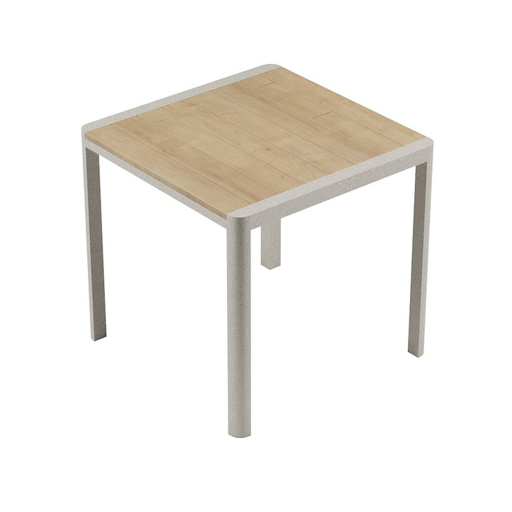 Outdoor Table in Beige, 80x80cm