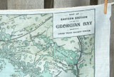 Georgian Bay Vintage Map Tea Towel$