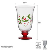 Winterberry Goblet set of 2