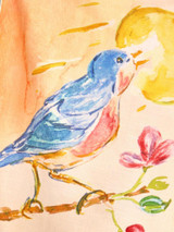 Singing Bird Tea Towel