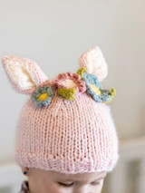 Flower Bunny Beanie