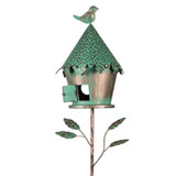 Birdhouse Garden Stake