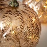 Gold Leaf LED Pumpkins