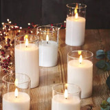 LED Glass Candles