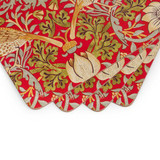 William Morris Strawberry Thief Red Placemats Set of 4 William Morris Strawberry Thief Red Placemats Set of 4