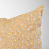 Gold Petite Block Print Pillow Cover