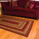 Cinnamon Braided Jute Area Rug