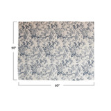 Blue Kantha Block Print Throw