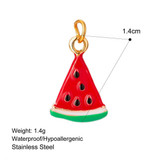 Farmers Market Mini Huggie Hoop Cherry