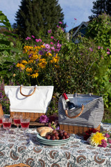 Striped Fabric Cooler
