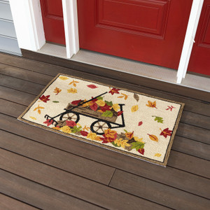 Fall Wagon Indoor/Outdoor Hooked Rug Fall Wagon Indoor/Outdoor Hooked Rug