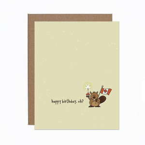 Happy Birthday From Canada Card Happy Birthday From Canada Card