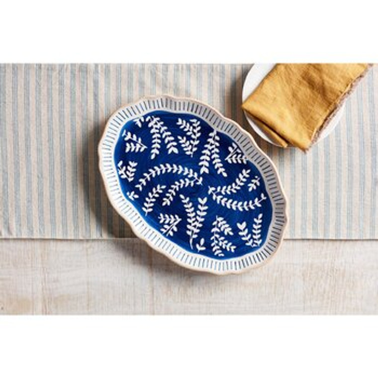 Indigo Vine Platter