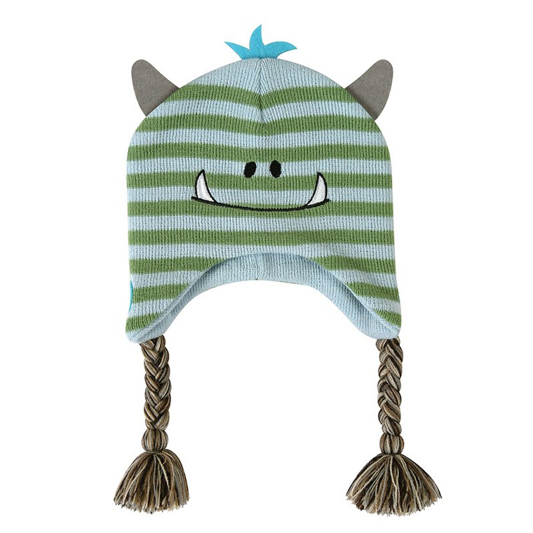 Blue Monster Knit Hat