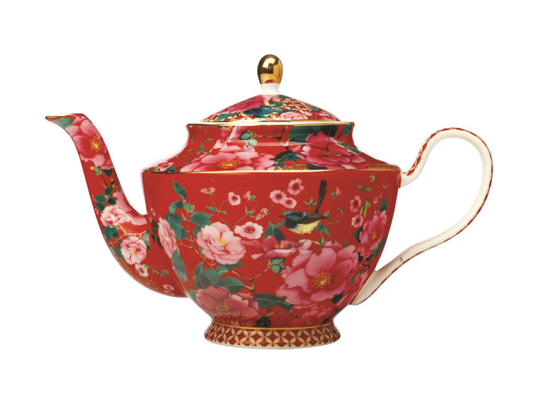 Silk Red Tea Pot 1L