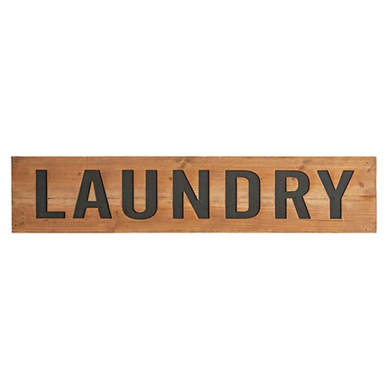 Laundry Sign - wood