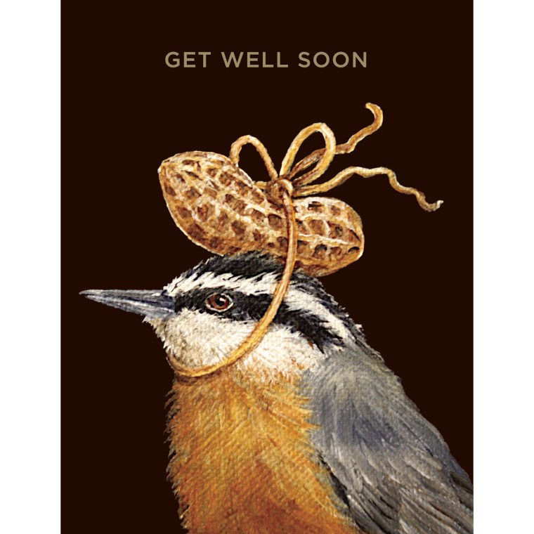 Get Well Peanut Card