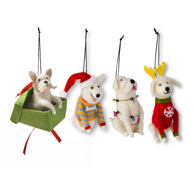 Felt Dog Ornament