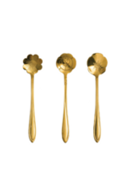 Gold Flower Shaped Spoon