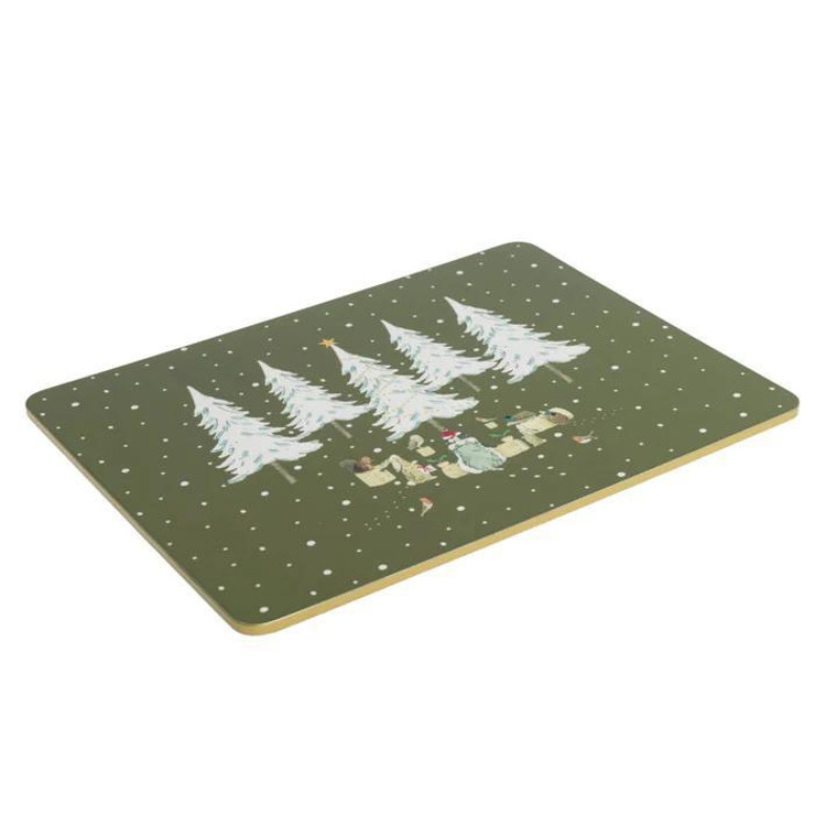 Festive Forest Placemats -set of 4