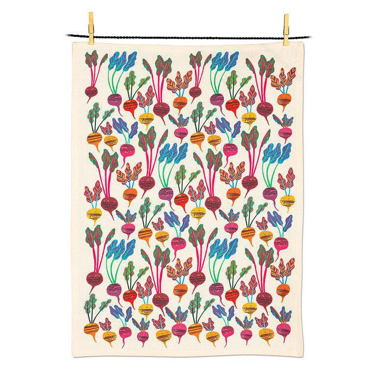 All Over Beet Root Tea Towel