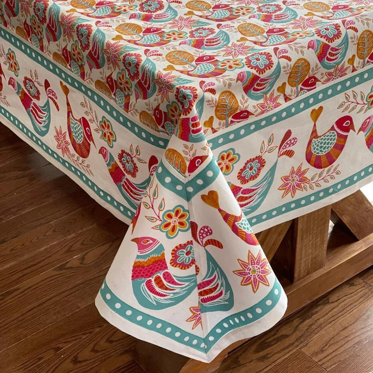 Boho Bird Tablecloth