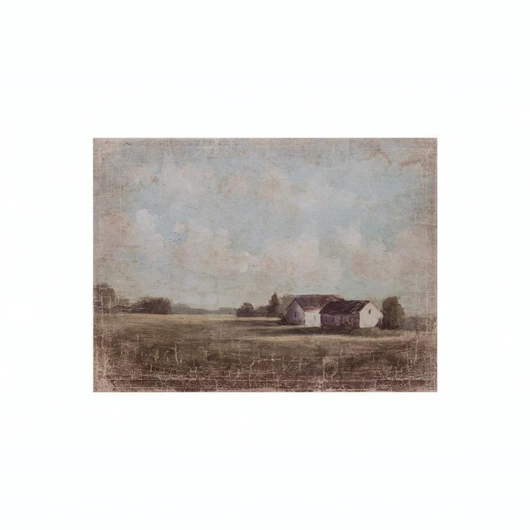 FarmHouse Lanscape Canvas Wall Art