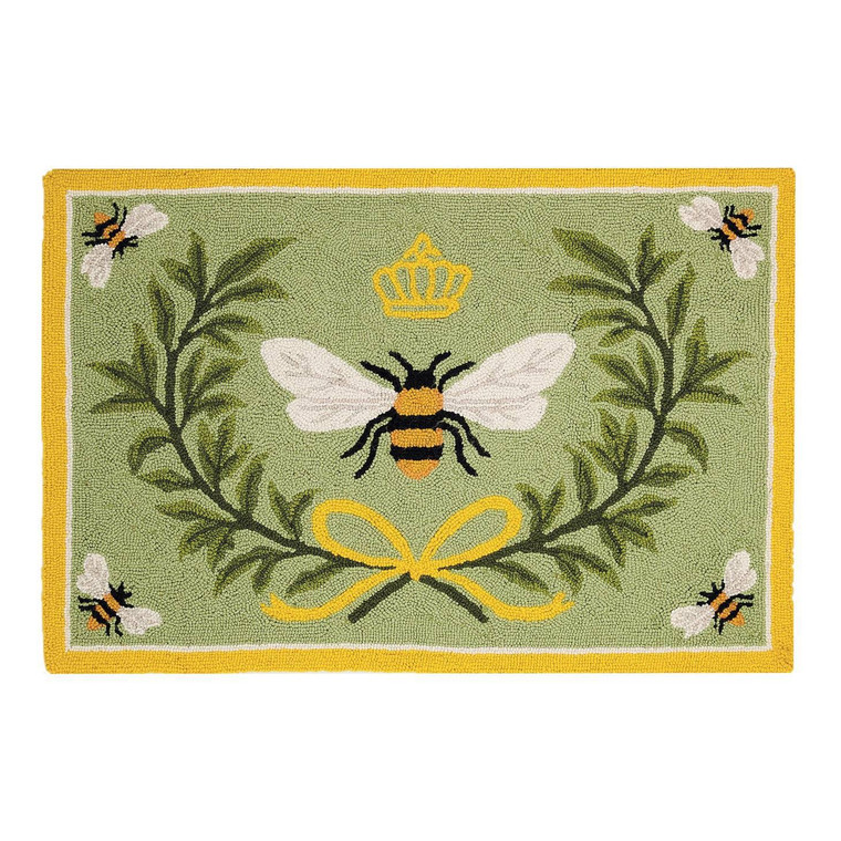 Queen Bee Hooked Rug