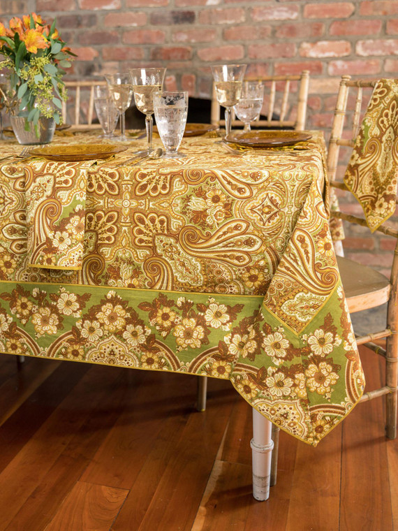 Kashmir Paisley Tablecloth