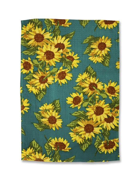 Sunflower Valley Tea Towel