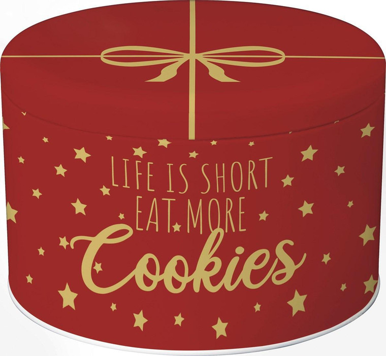 Eat More Cookies Tin