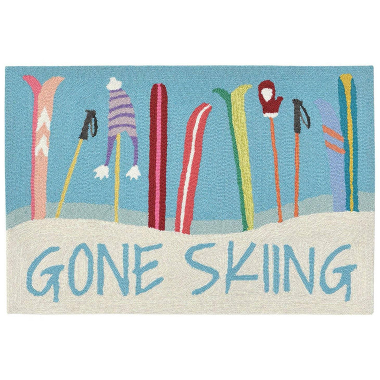 Gone Skiing Indoor/Outdoor Rug