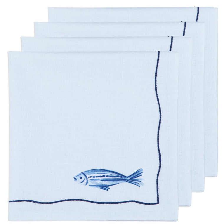 Fish Napkins Set of 4