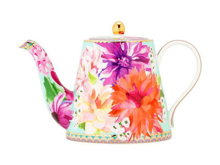 Dahlia Sky Teapot With Infuser