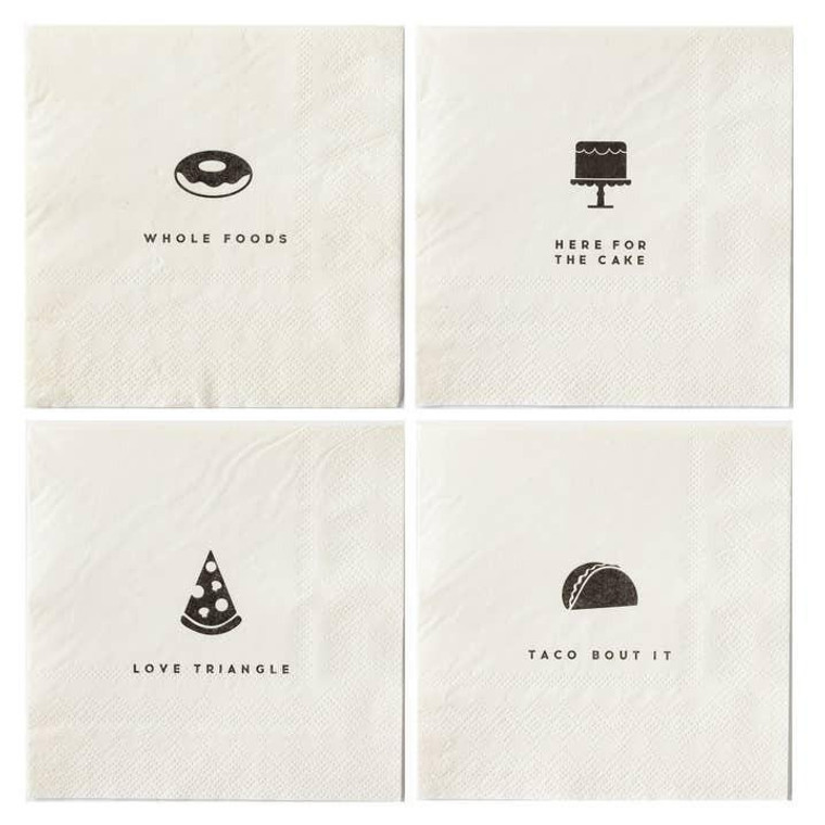 Basic Foodie Cocktail Napkins