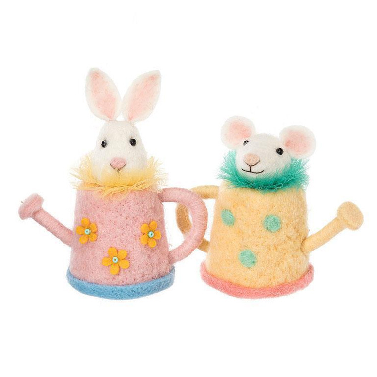 Spring Watering Can Bunny/Mouse