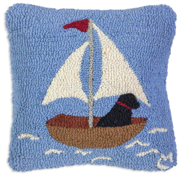 Sailing Lab Hook Pillow