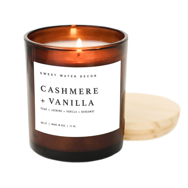 Cashmere & Vanilla Soy Candle - 11 0z