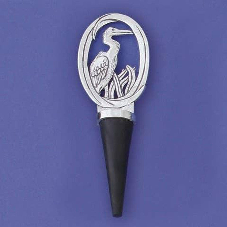 Heron Bottle Stopper