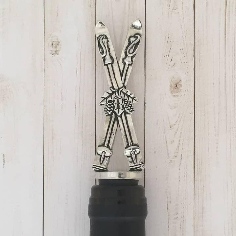 Skiis Bottle Stopper