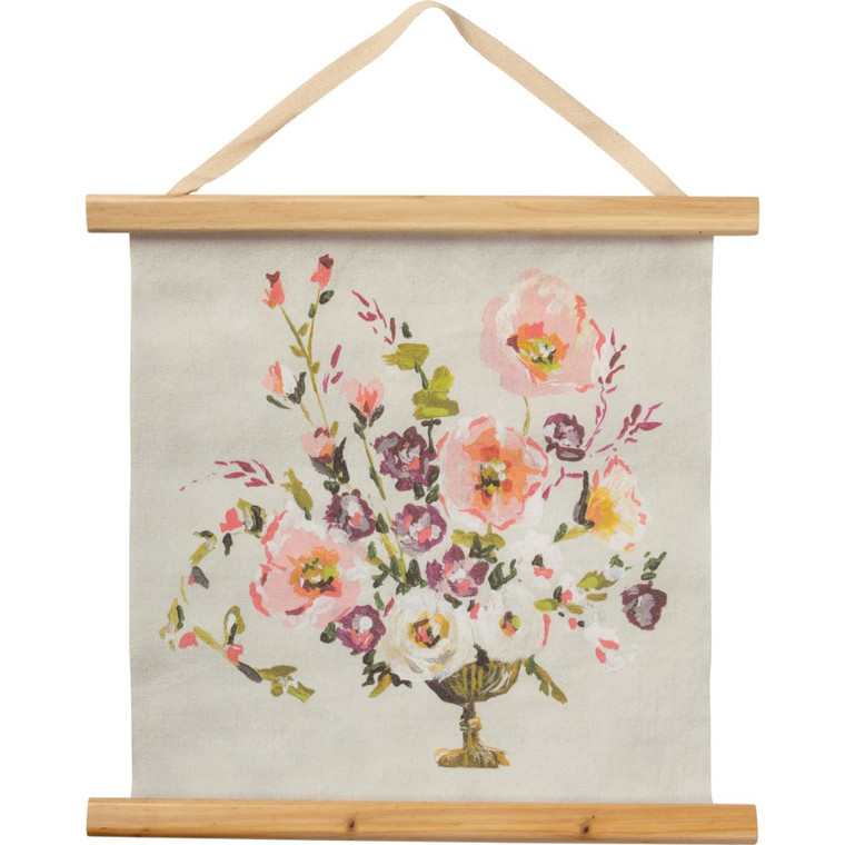 Botanical Flower Wall Hanging