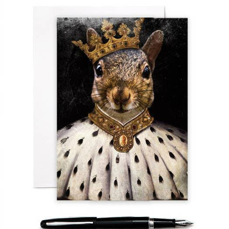 Lord Peanut Squirrel Card