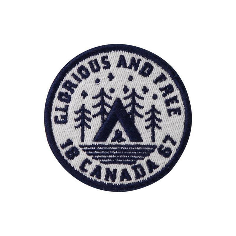 Canada Camping On Embroidery Patch