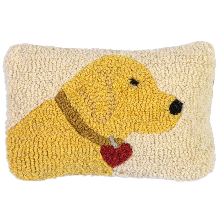 Buttercup Lab Hook Pillow