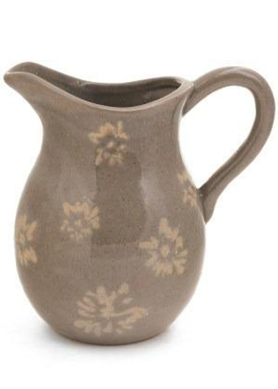Ceramic Taupe Pitcher