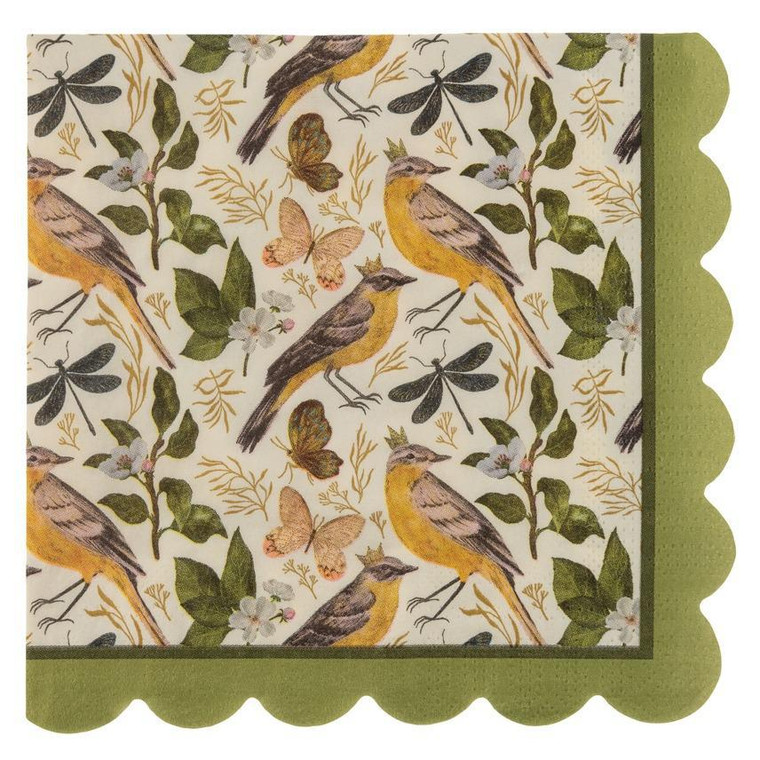 Colour Bird Lunch Napkins