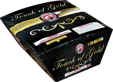 Touch of Gold 500g Fireworks Cake