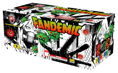 American Power 500g Fireworks Cake